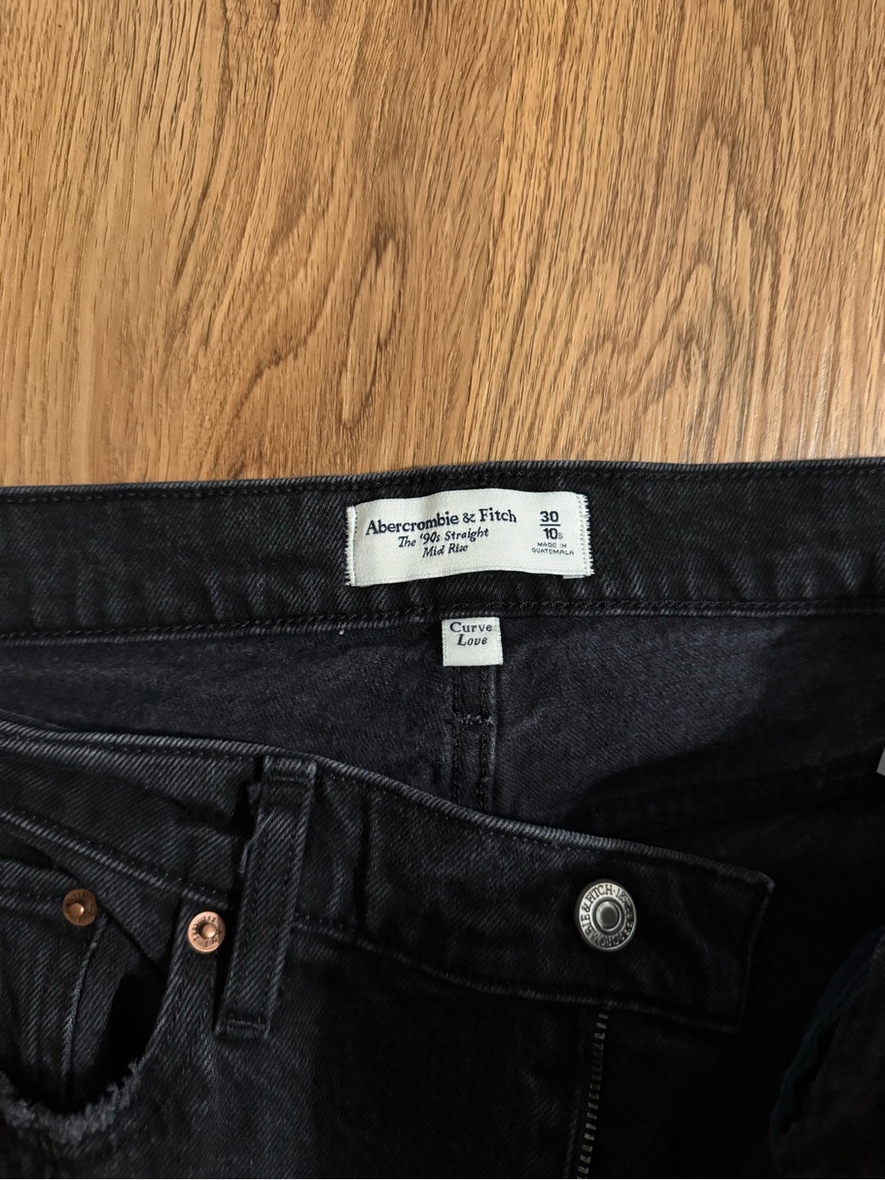 Abercrombie jet black jeans - Picture 3 of 3